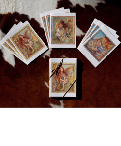 Diamond Angels Set of 9 Note Cards